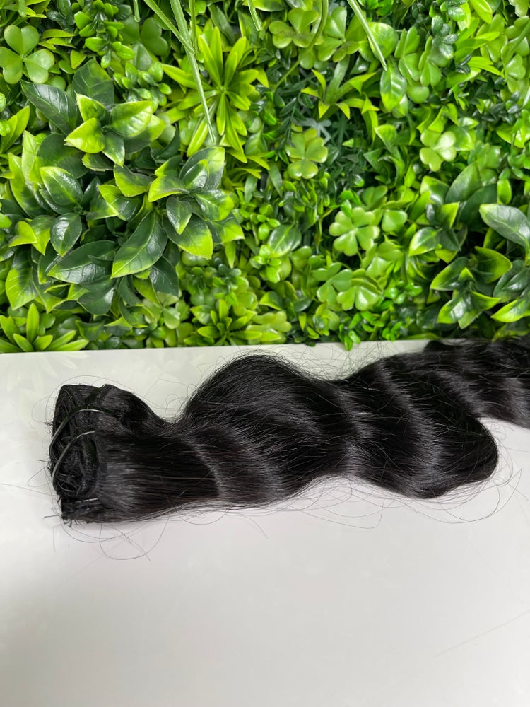 Cambodian wavy clip ins