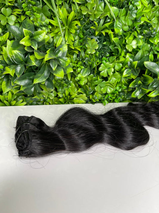 Cambodian wavy clip ins